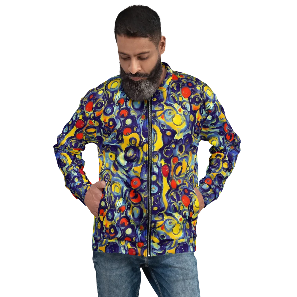 Dynamic Doodles on Bomber Jacket — Front