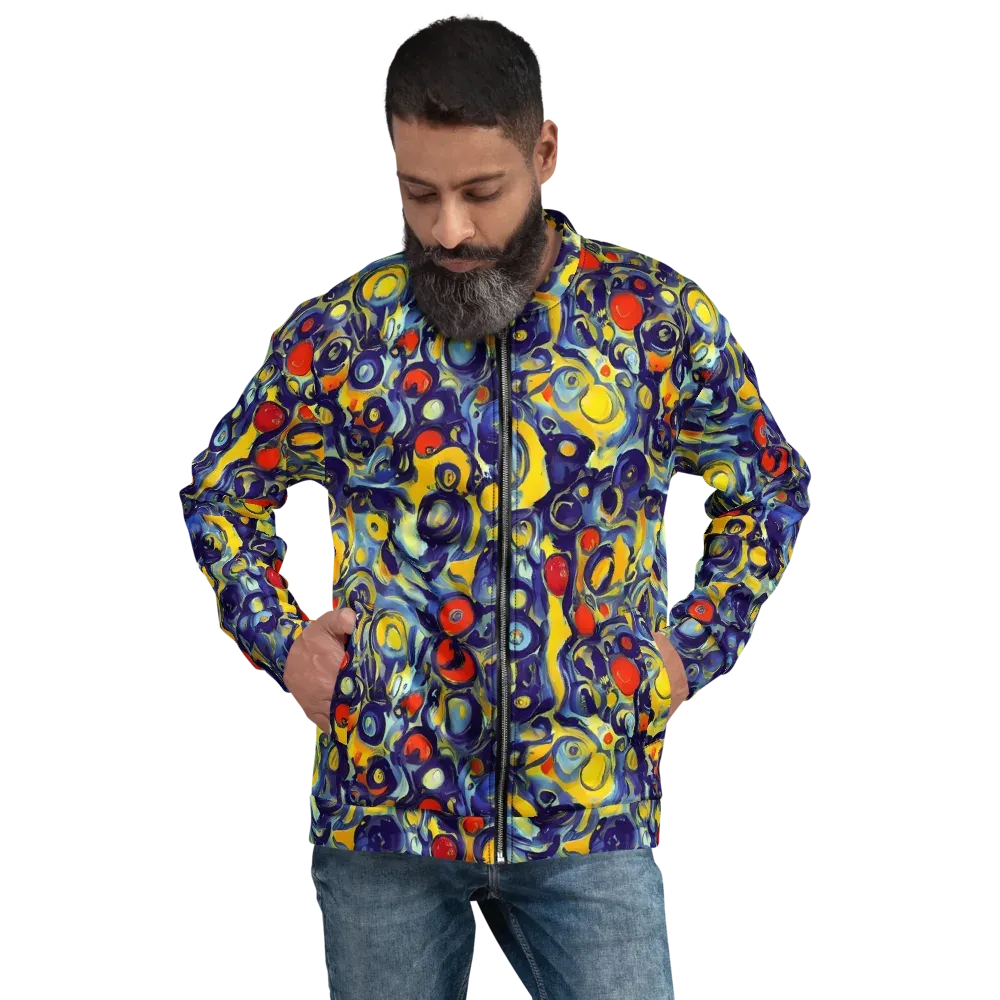 Dynamic Doodles on Bomber Jacket — Front