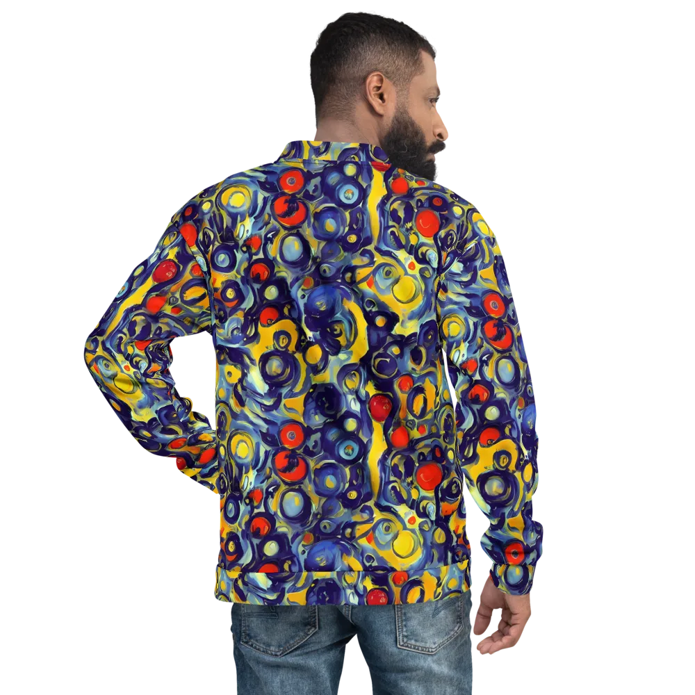 Dynamic Doodles on Bomber Jacket — Back