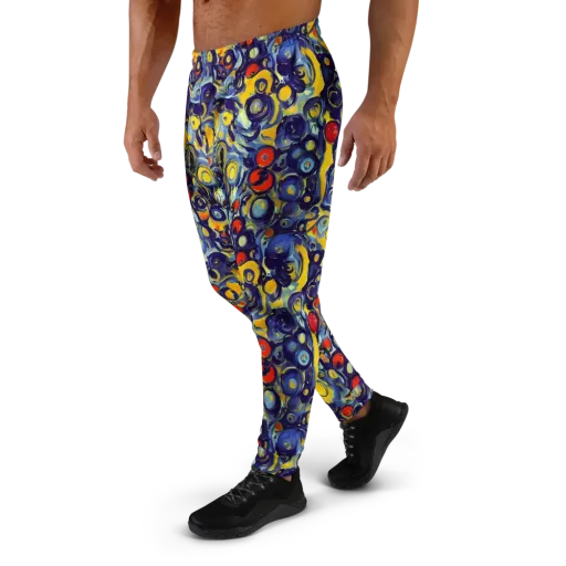 Dynamic Doodles on a Men's Joggers
