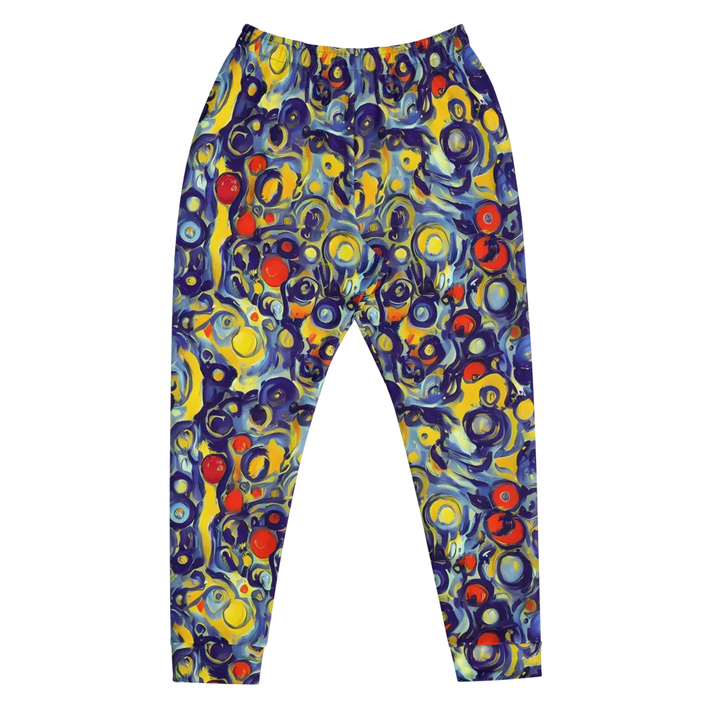 Dynamic Doodles on Men's Joggers — Front