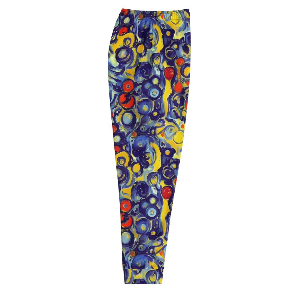 Dynamic Doodles on Men's Joggers — Right