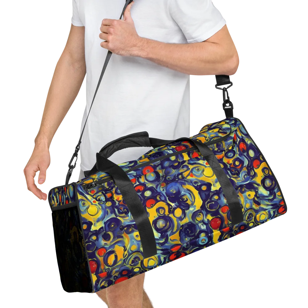 Dynamic Doodles on Duffle Bag — Right Front