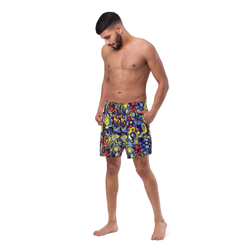 Dynamic Doodles on Swim Trunks — Left Front