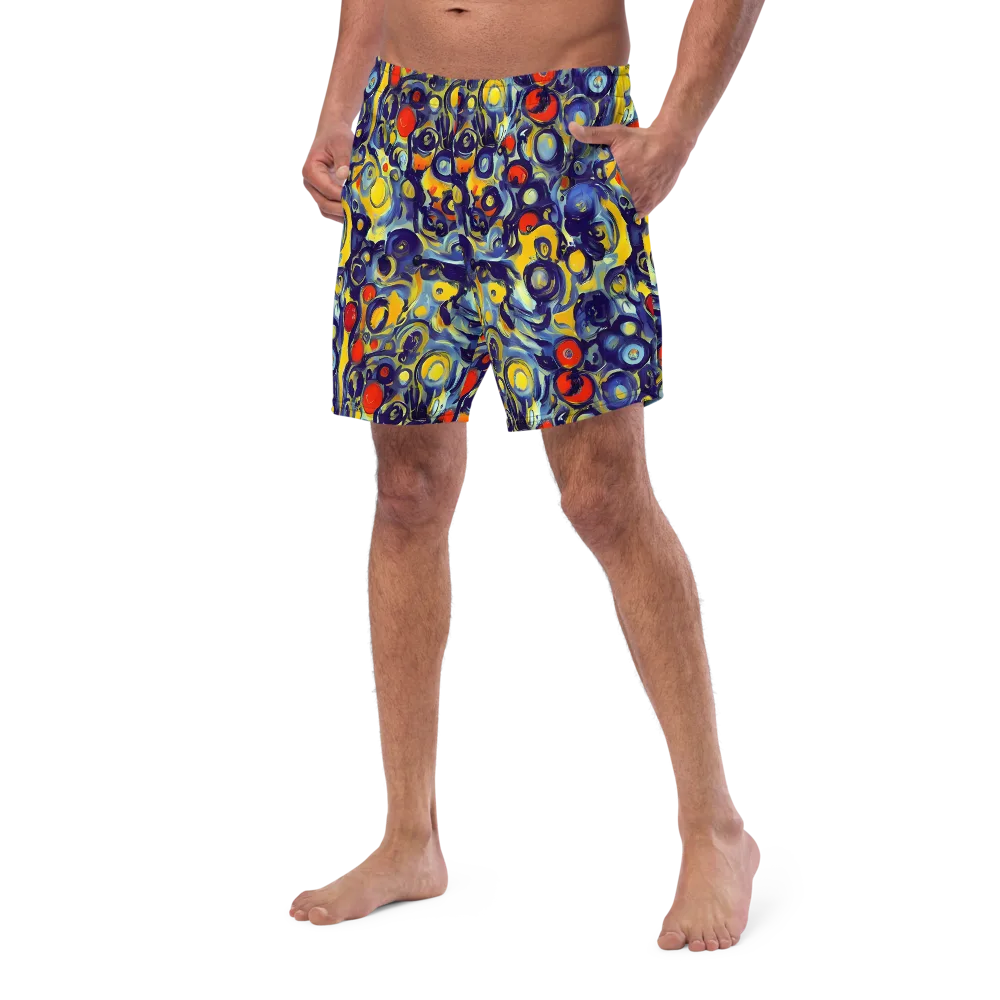 Dynamic Doodles on Swim Trunks — Left Front