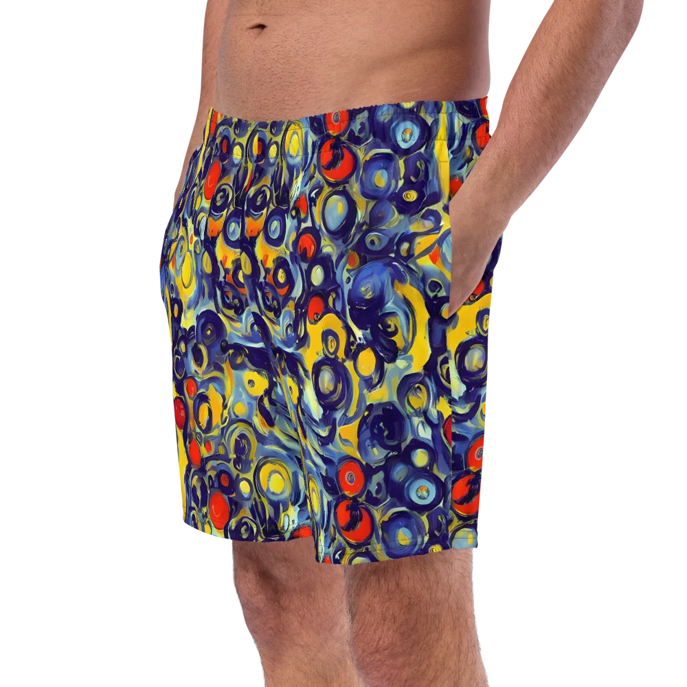 Dynamic Doodles on Swim Trunks — Left Front