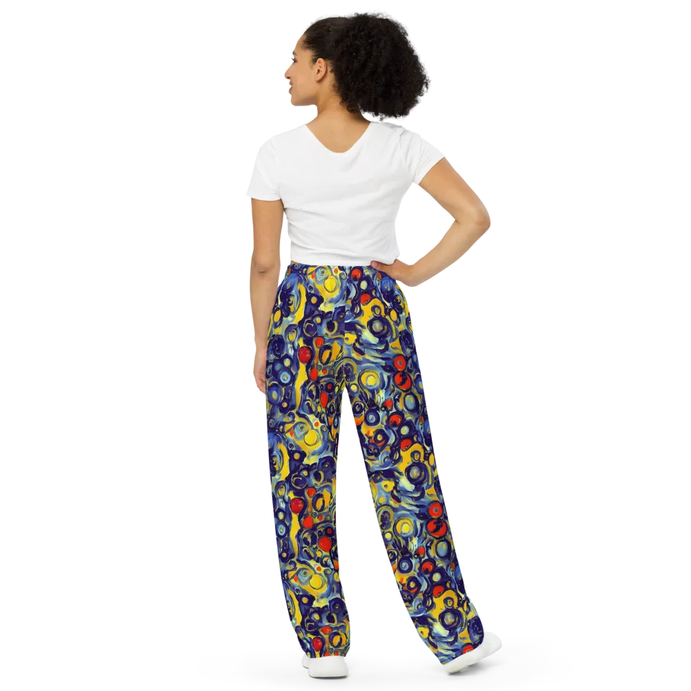 Dynamic Doodles on Wide-Leg Pants — Back