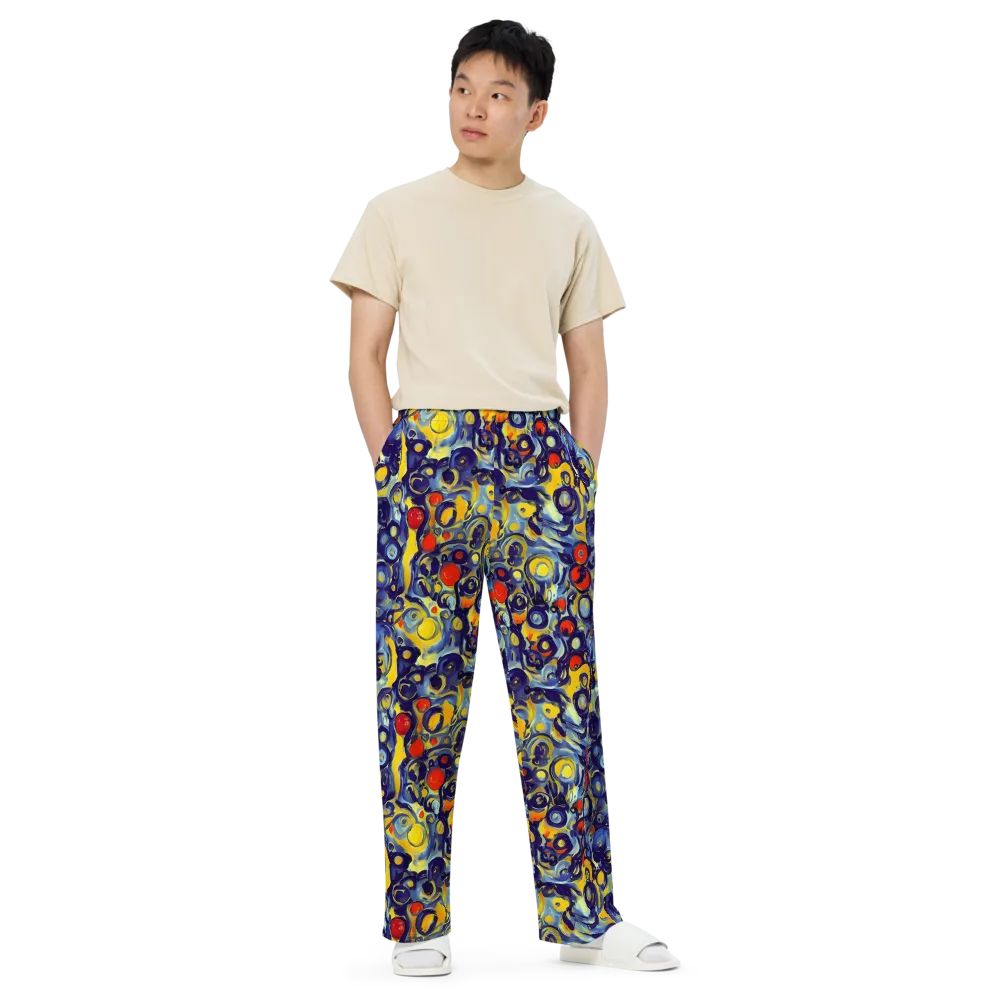 Dynamic Doodles on Wide-Leg Pants — Front