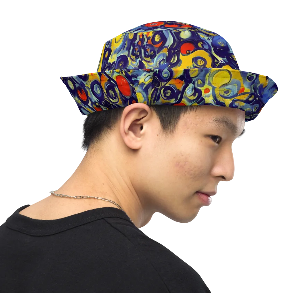 Dynamic Doodles on Reversible Bucket Hat — Right Outside