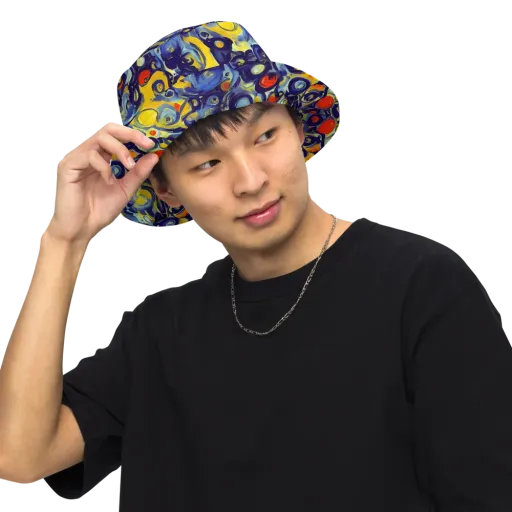 Dynamic Doodles on a Reversible Bucket Hat