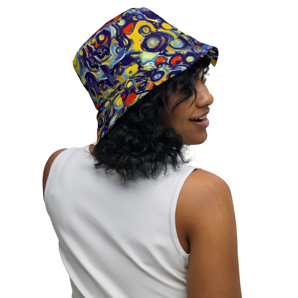 Dynamic Doodles on Reversible Bucket Hat — Right Outside