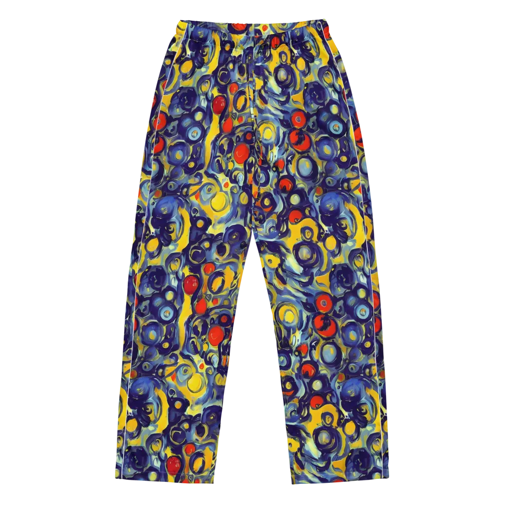 Dynamic Doodles on Women's Pajama Pants — Front