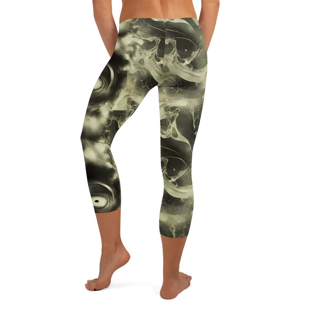 Biomech Whirl on Capri Leggings — Back