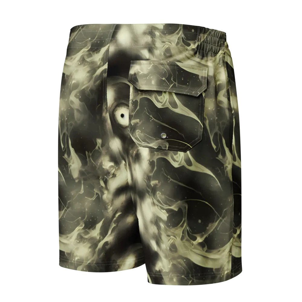 Biomech Whirl on Men's Board Shorts — Back
