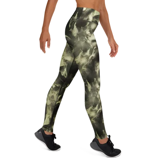 Biomech Whirl on a Yoga Leggings