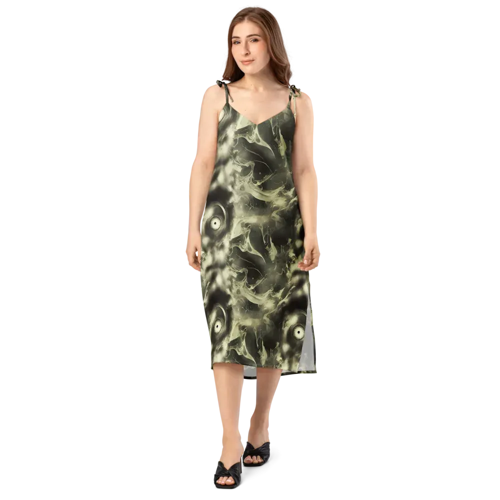Biomech Whirl on Slip Dress — Front