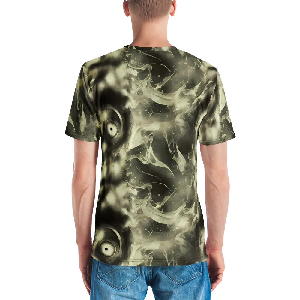 Biomech Whirl on Men's Crew Neck T-Shirt — Back