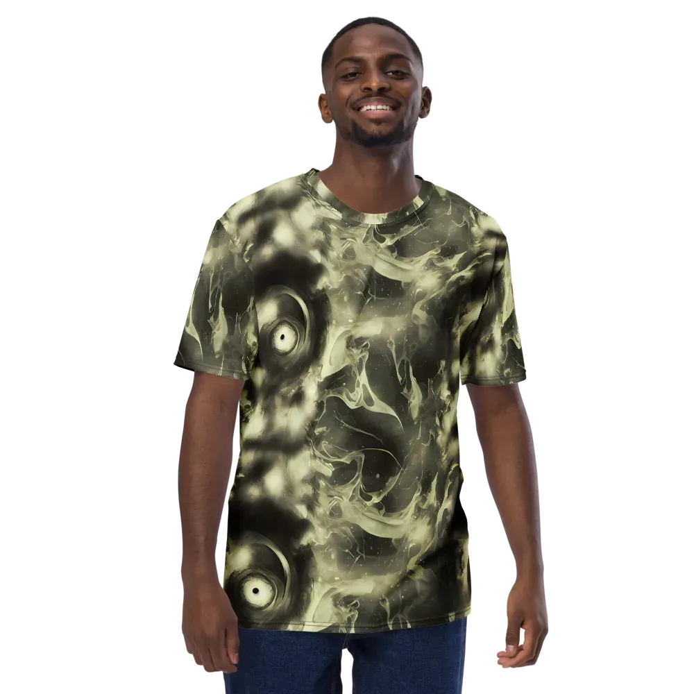 Biomech Whirl on Men's Crew Neck T-Shirt — Front