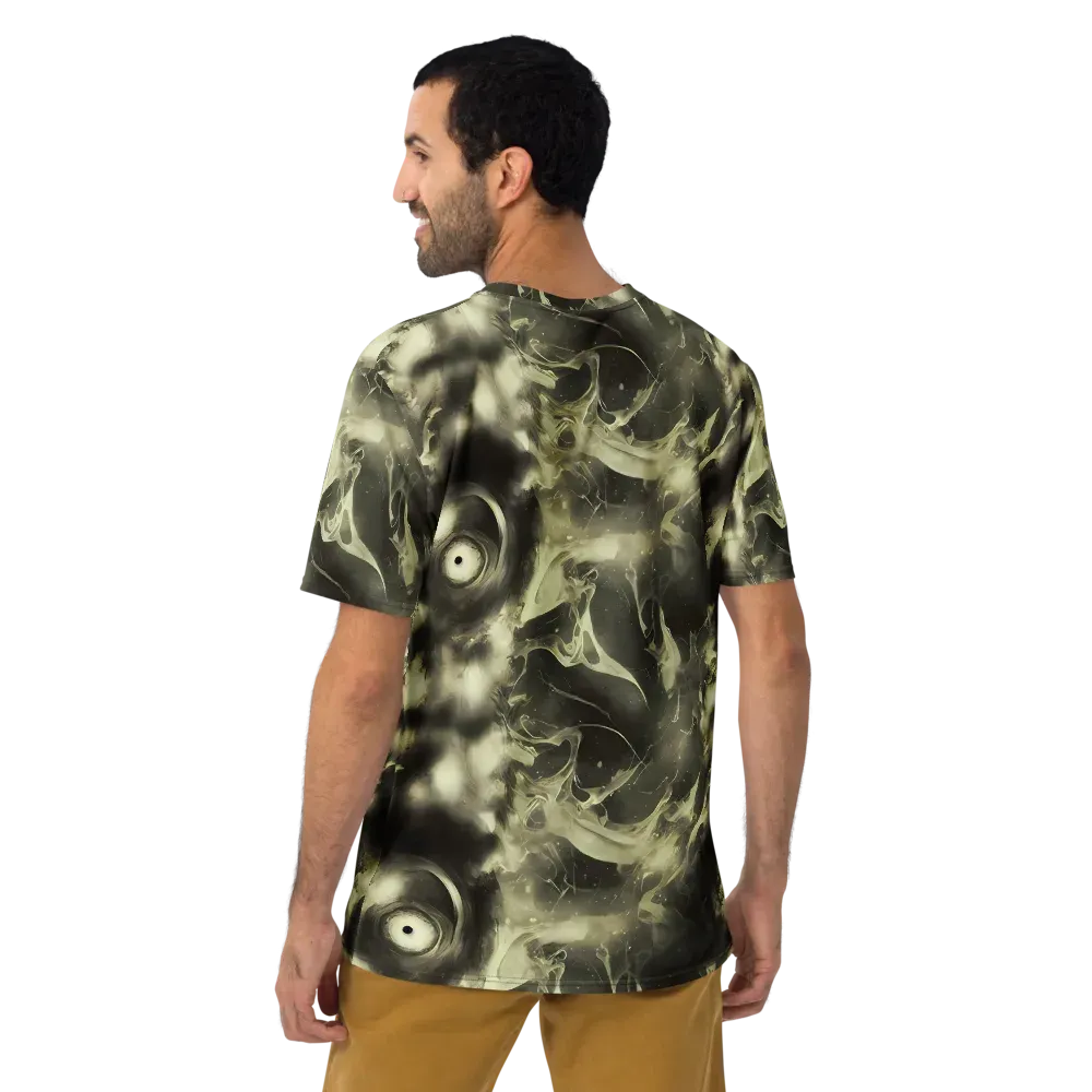 Biomech Whirl on Men's Crew Neck T-Shirt — Back