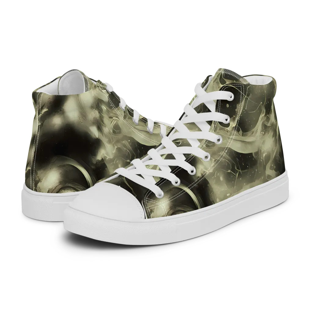 Biomech Whirl on Men's High Top Canvas Shoes — Left