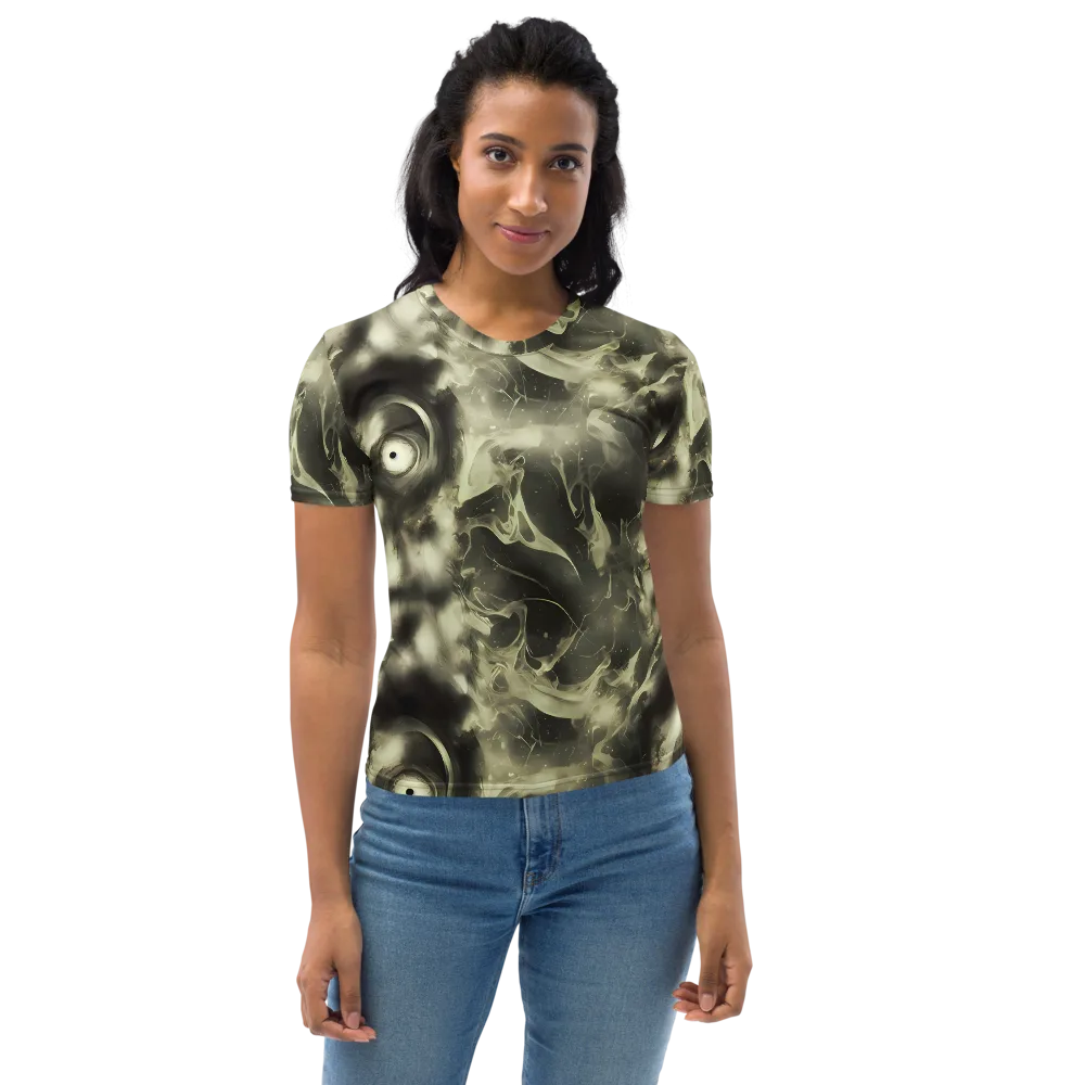 Biomech Whirl on Women's Crew Neck T-Shirt — Front