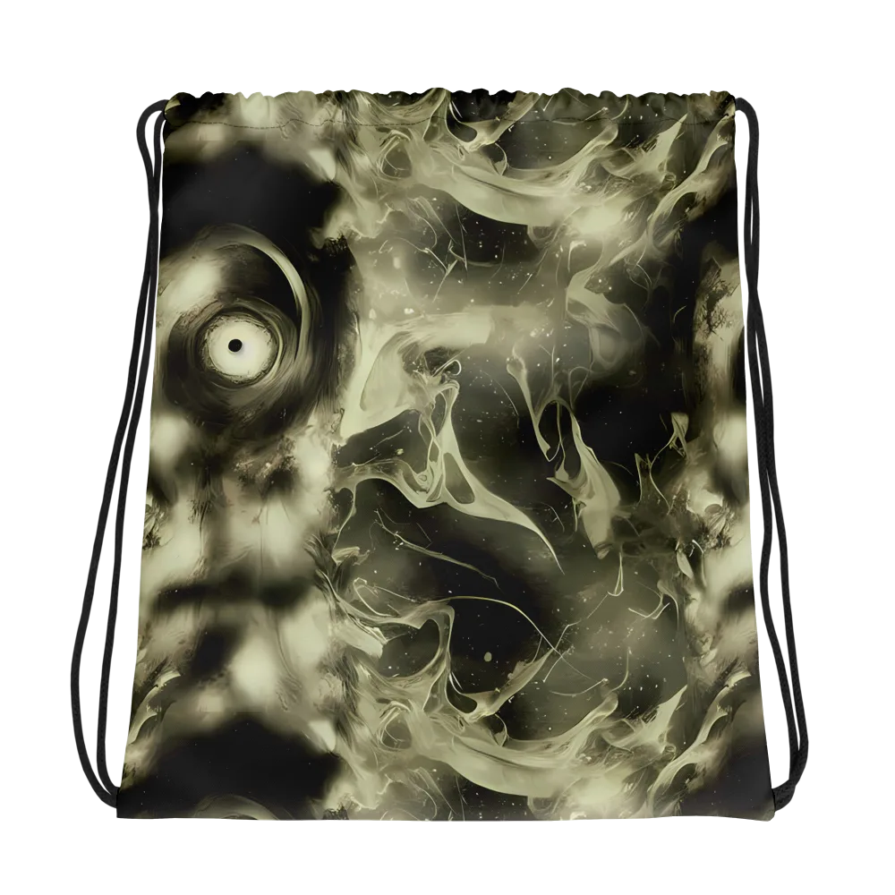 Biomech Whirl on Drawstring Bag — Photo