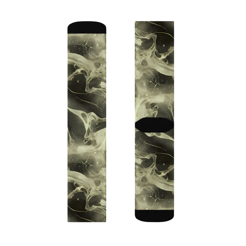 Biomech Whirl on Socks — Left Sock
