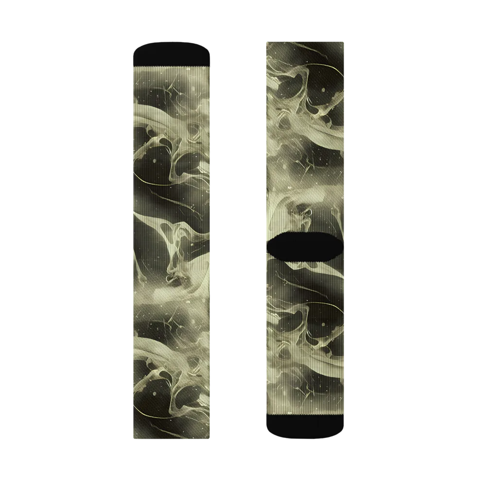 Biomech Whirl on Socks — Right Sock