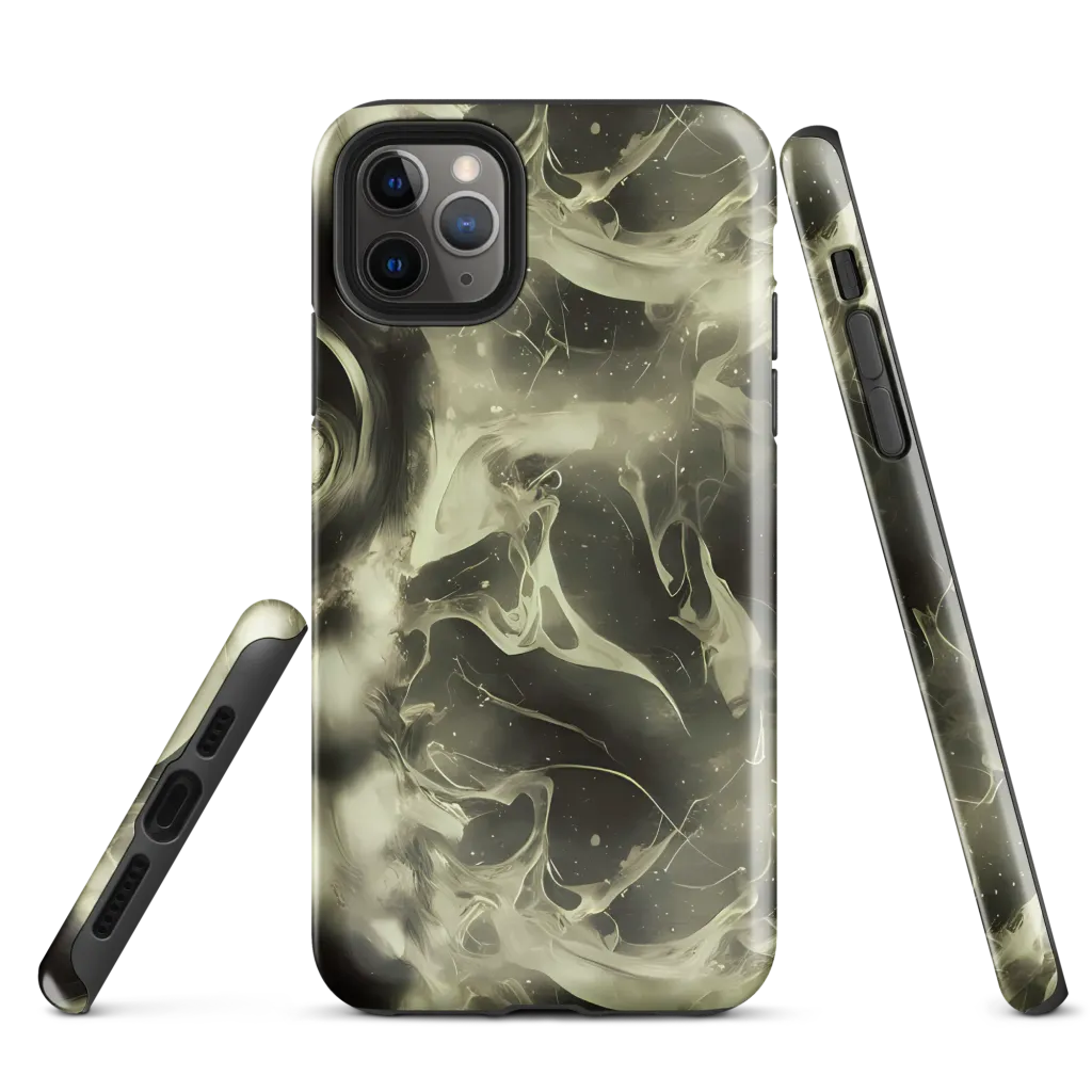 Biomech Whirl on Tough Case for iPhone® — Front