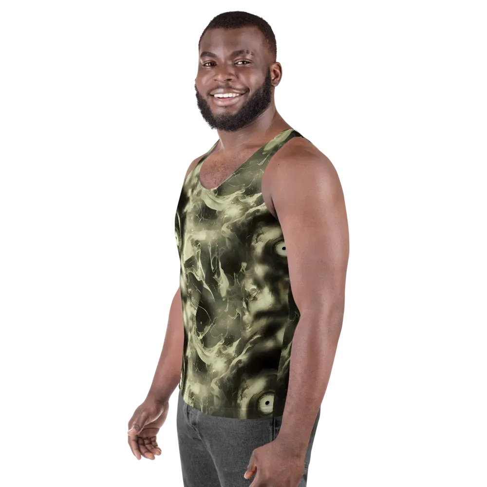 Biomech Whirl on Men's Tank Top — Left Front