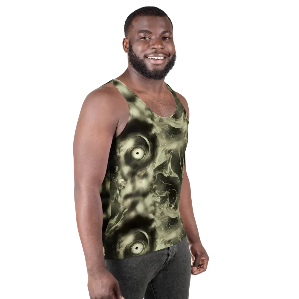 Biomech Whirl on Men's Tank Top — Right Front