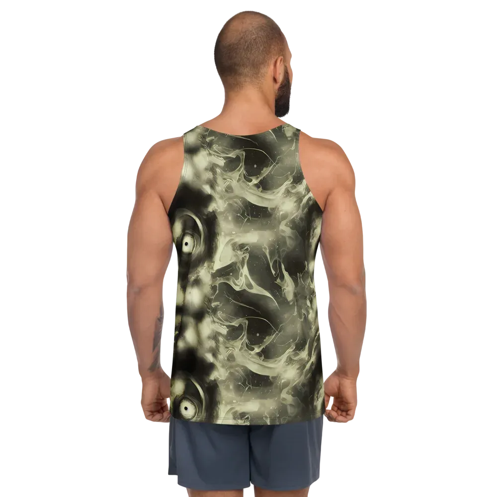 Biomech Whirl on Men's Tank Top — Back