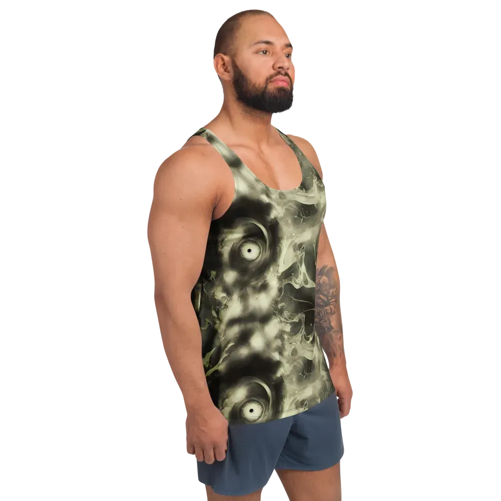Biomech Whirl on Men's Tank Top — Right Front