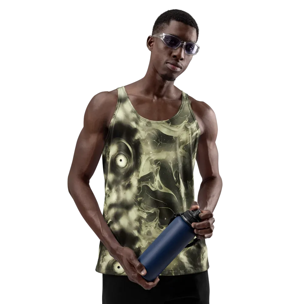 Biomech Whirl on Men's Tank Top — Front