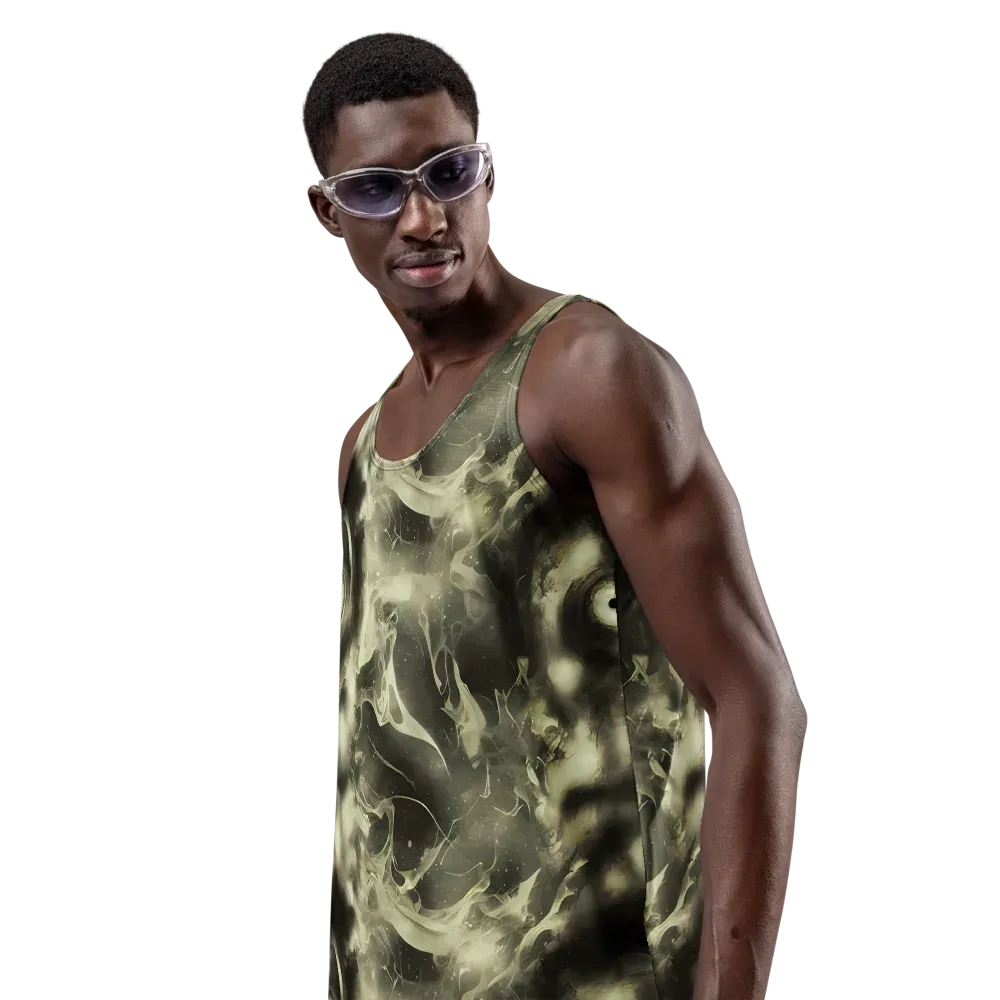 Biomech Whirl on Men's Tank Top — Left