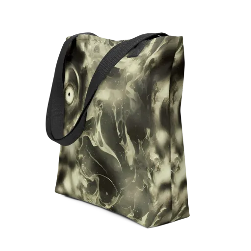 Biomech Whirl on a Tote Bag