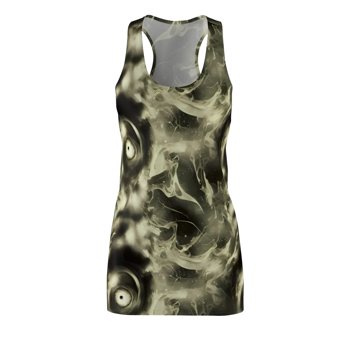 Biomech Whirl on Racerback Dress — Front
