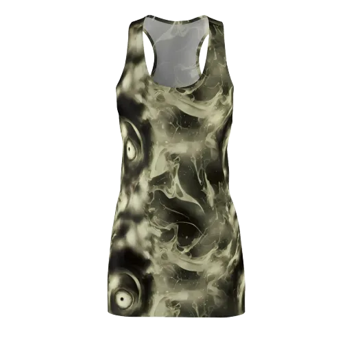 Biomech Whirl on a Racerback Dress