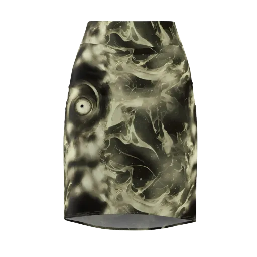 Biomech Whirl on a Pencil Skirt