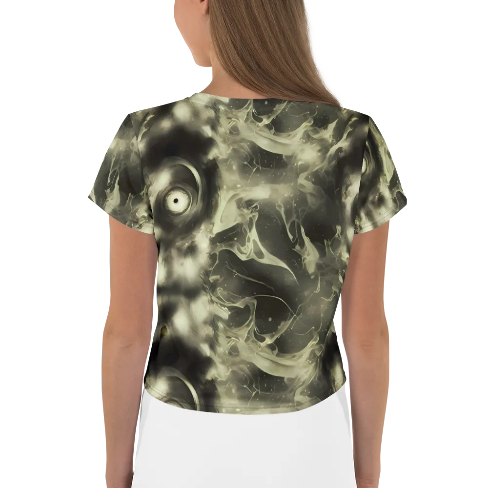 Biomech Whirl on Crop Tee — Back