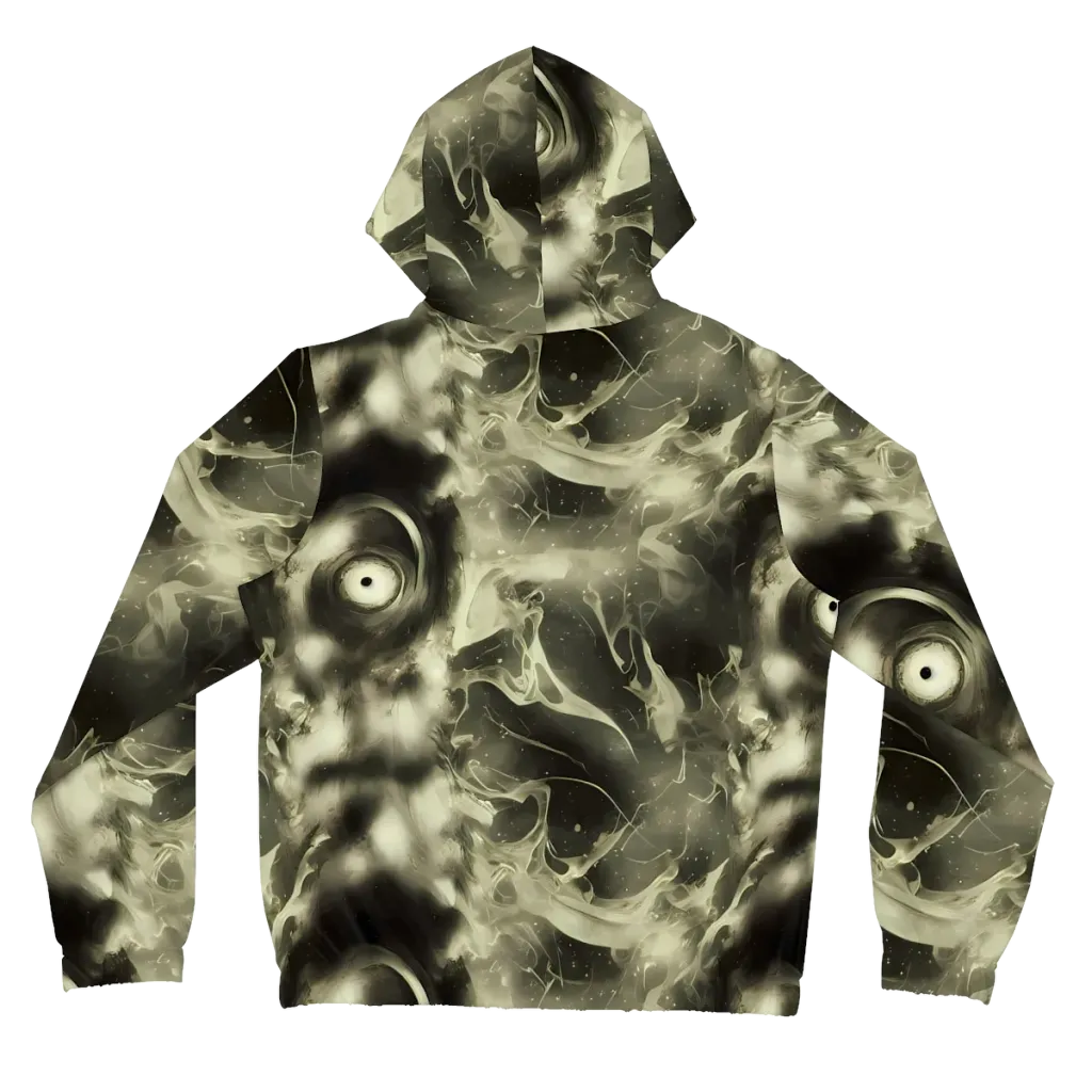 Biomech Whirl on Women's Full-Zip Hoodie — Back