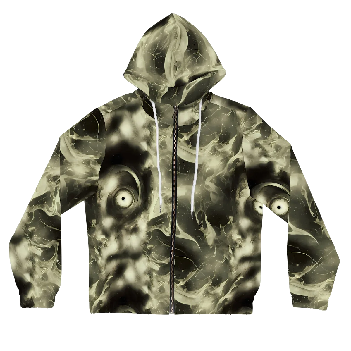 Biomech Whirl on Women's Full-Zip Hoodie — Front