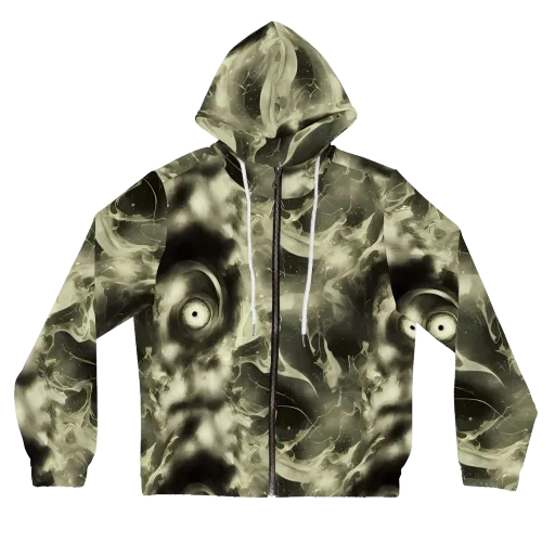 Biomech Whirl on a Women's Full-Zip Hoodie