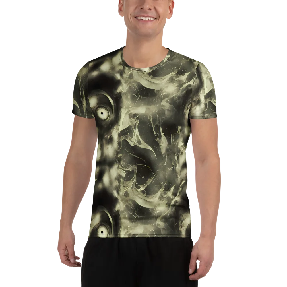 Biomech Whirl on Men's Athletic T-Shirt — Front