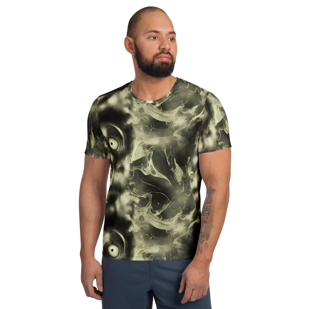 Biomech Whirl on Men's Athletic T-Shirt — Front