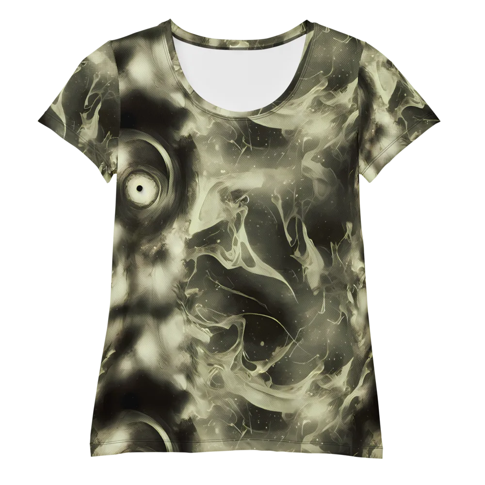 Biomech Whirl on Women's Athletic T-Shirt — Front
