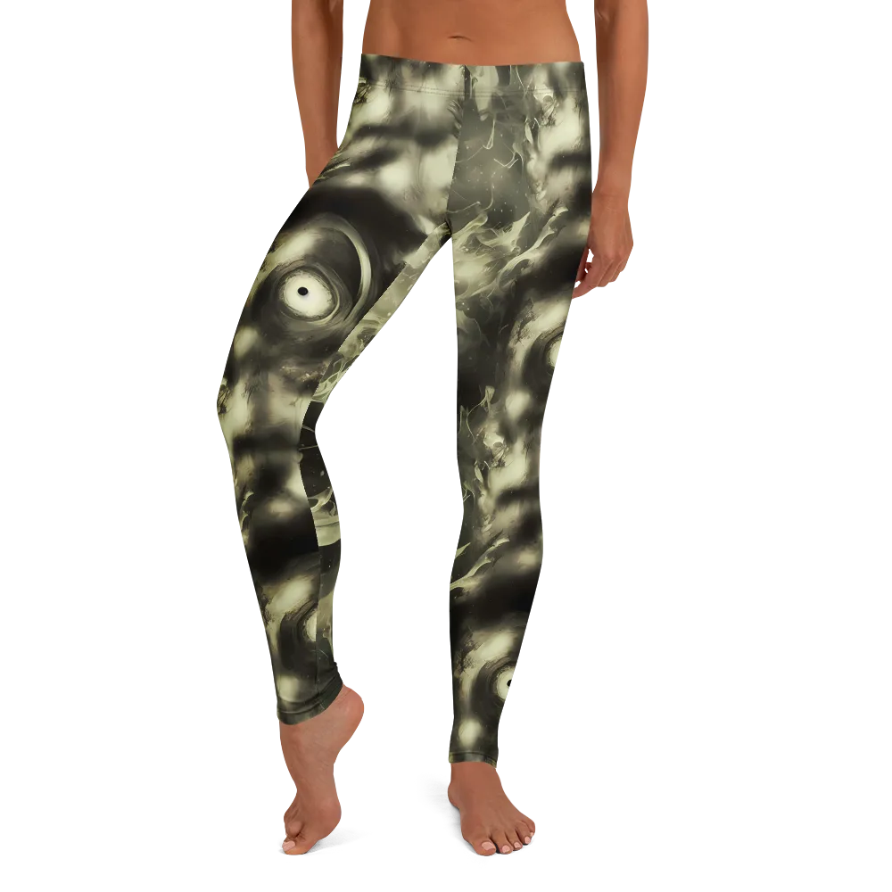 Biomech Whirl on Leggings — Front