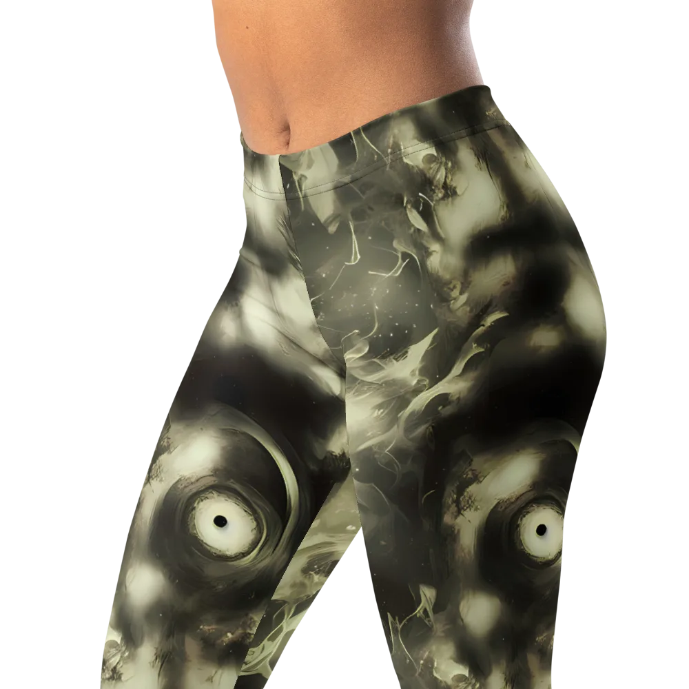 Biomech Whirl on Leggings — Left Front