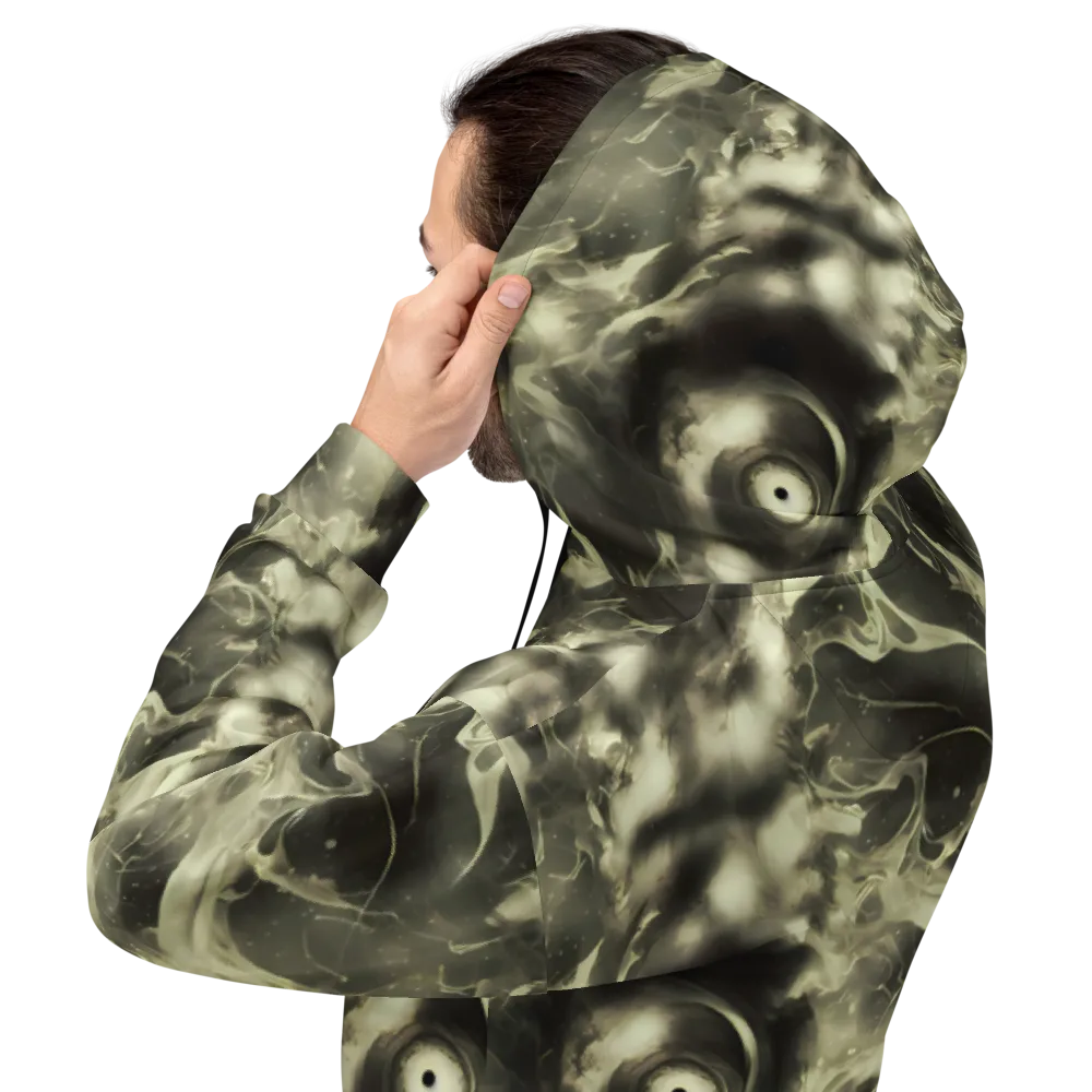 Biomech Whirl on Hoodie — Back