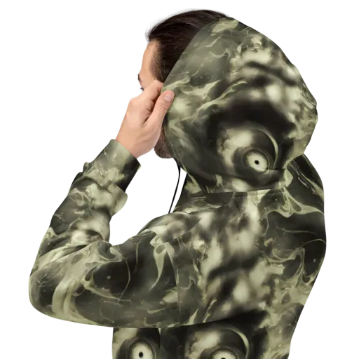 Biomech Whirl on a Hoodie